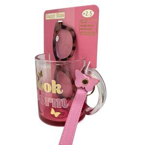 NEW Happy Hues Book Warm Mug Combo Set in Pink